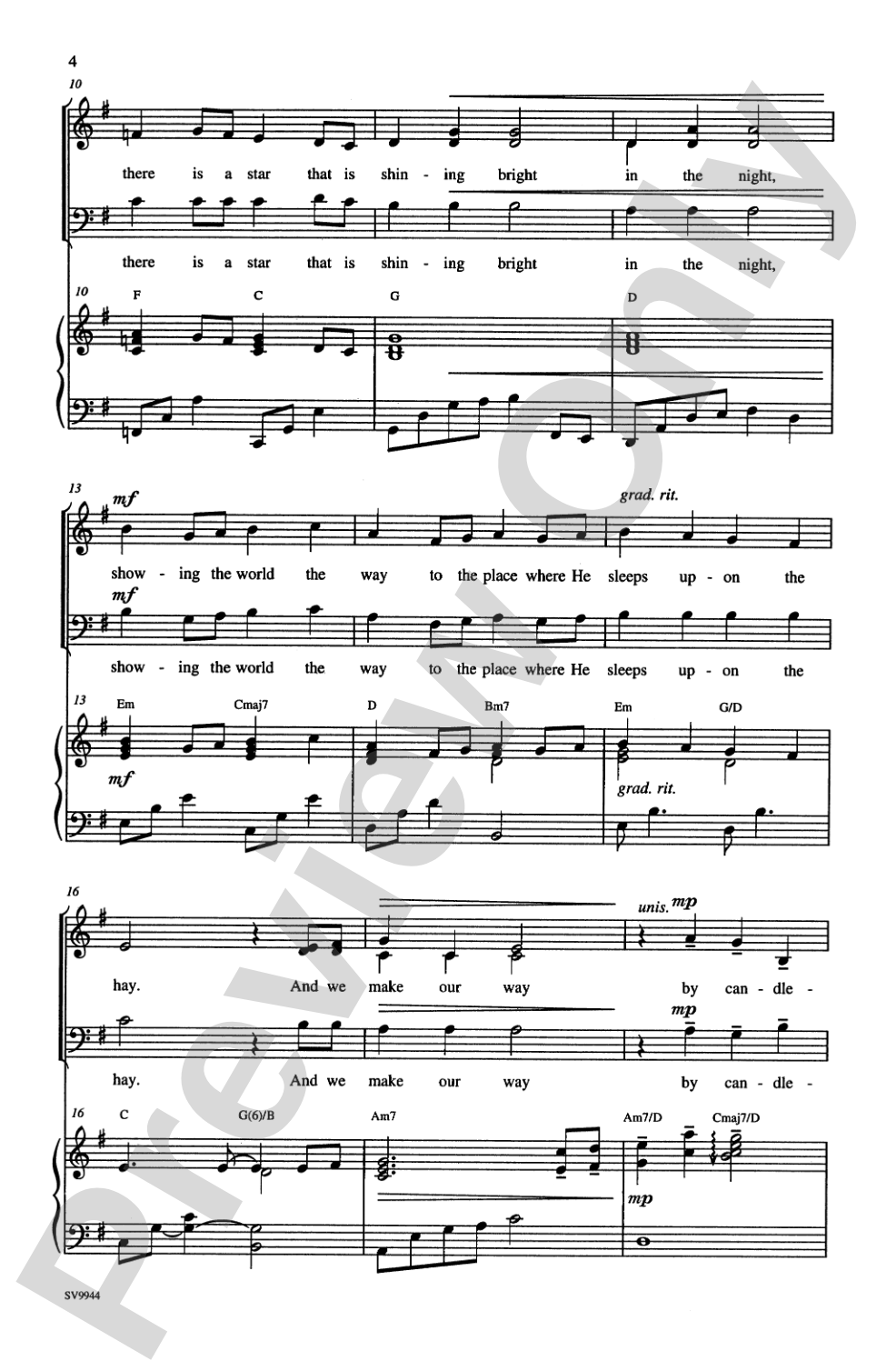By Candlelight: 3-Part Mixed Choral Octavo
