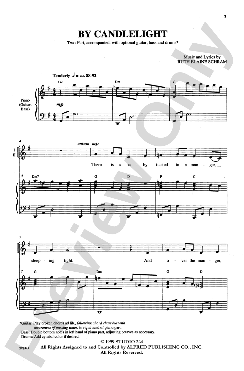 By Candlelight: 2-Part Choral Octavo