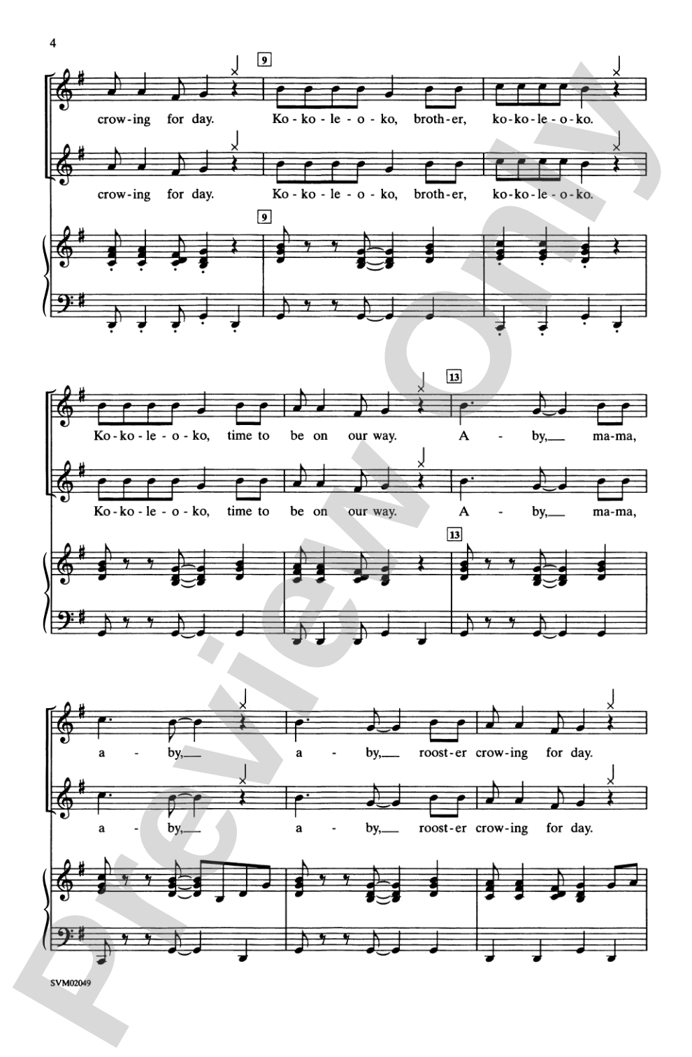 Kokoleoko: 2-Part Choral Octavo