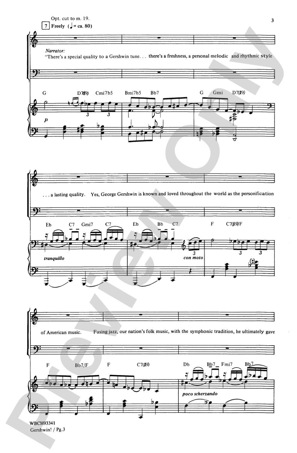 Gershwin! A Concert Panorama: SATB Choral Octavo