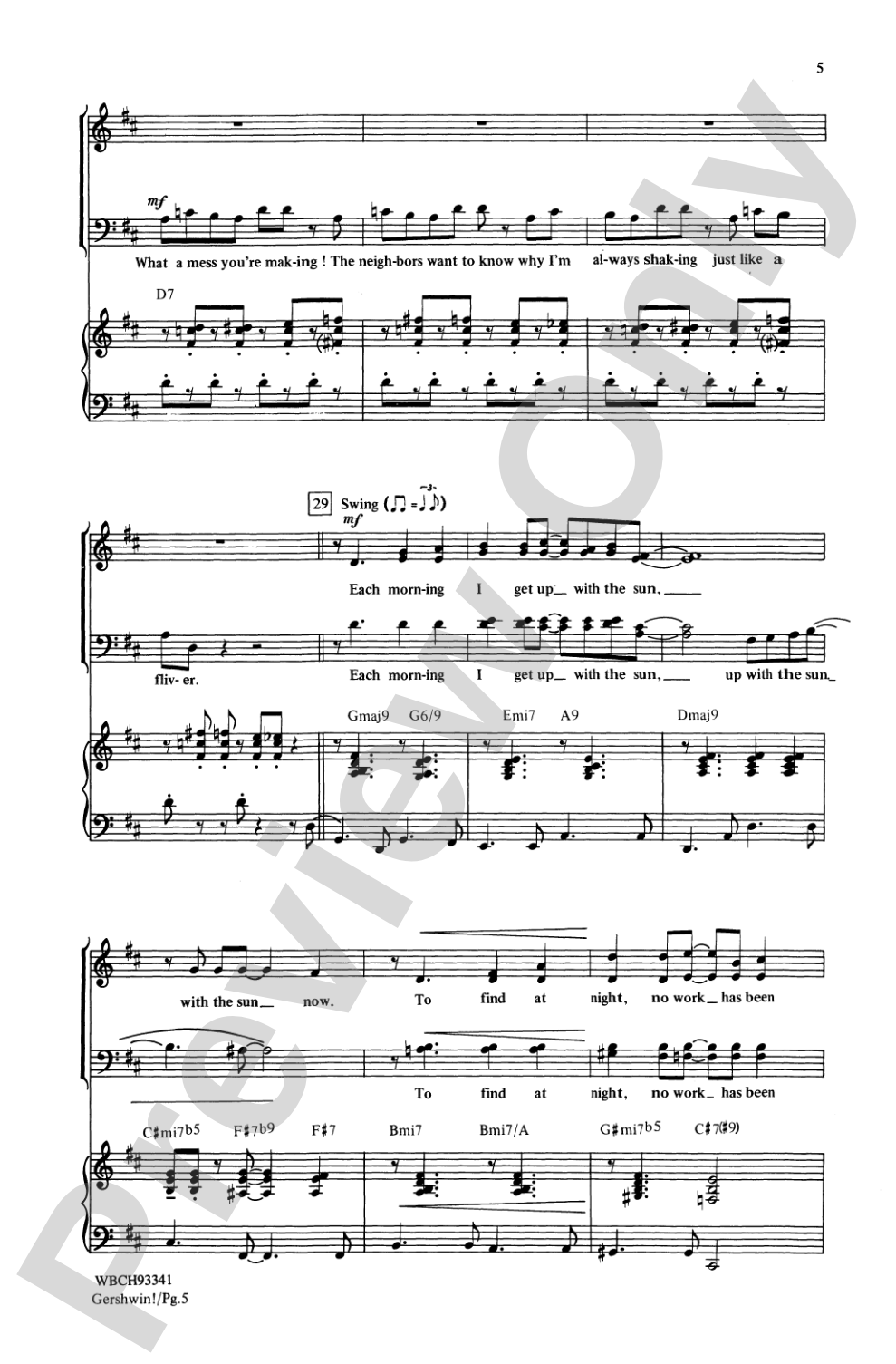 Gershwin! A Concert Panorama: SATB Choral Octavo