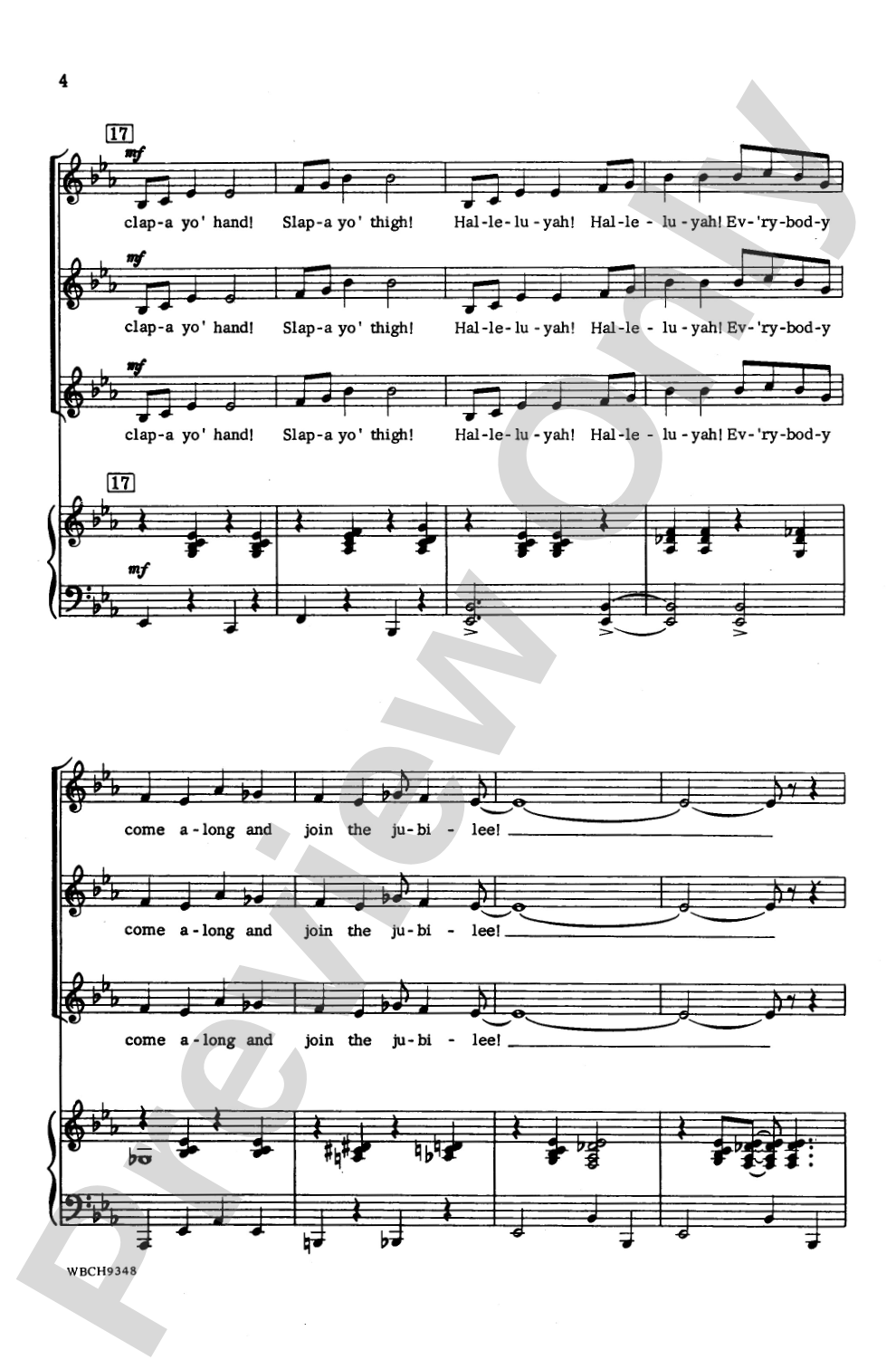 Clap Yo' Hands: SSA Choral Octavo