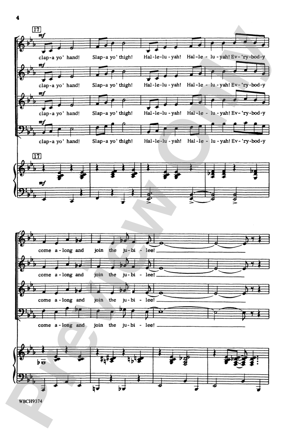 Clap Yo' Hands: SATB Choral Octavo