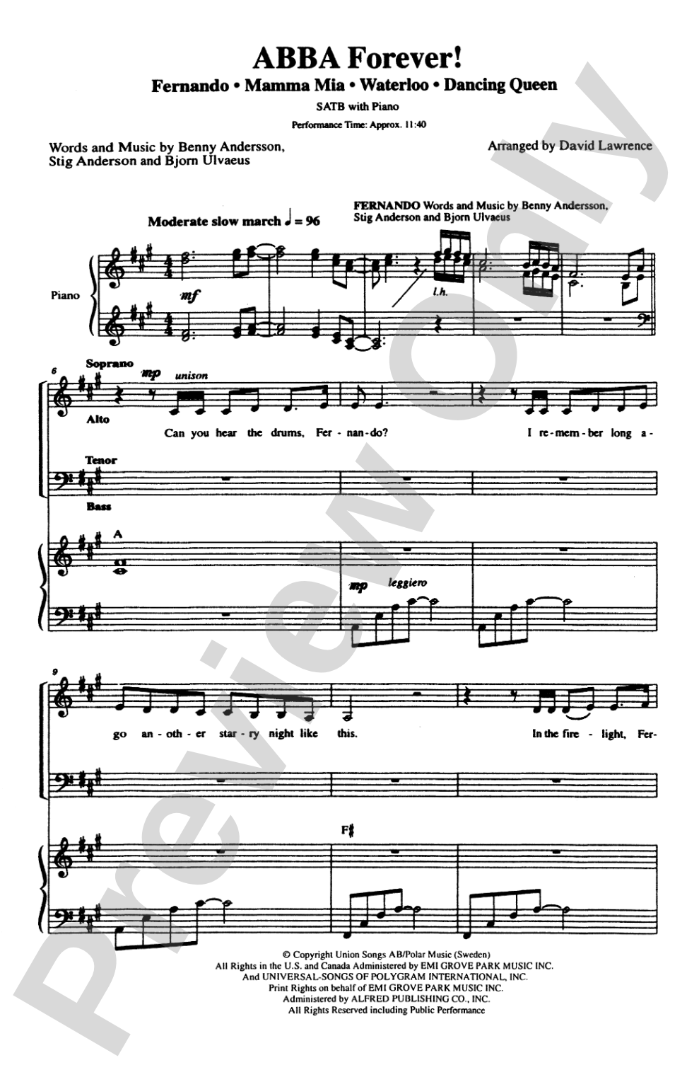 ABBA Forever!: SATB Choral Octavo