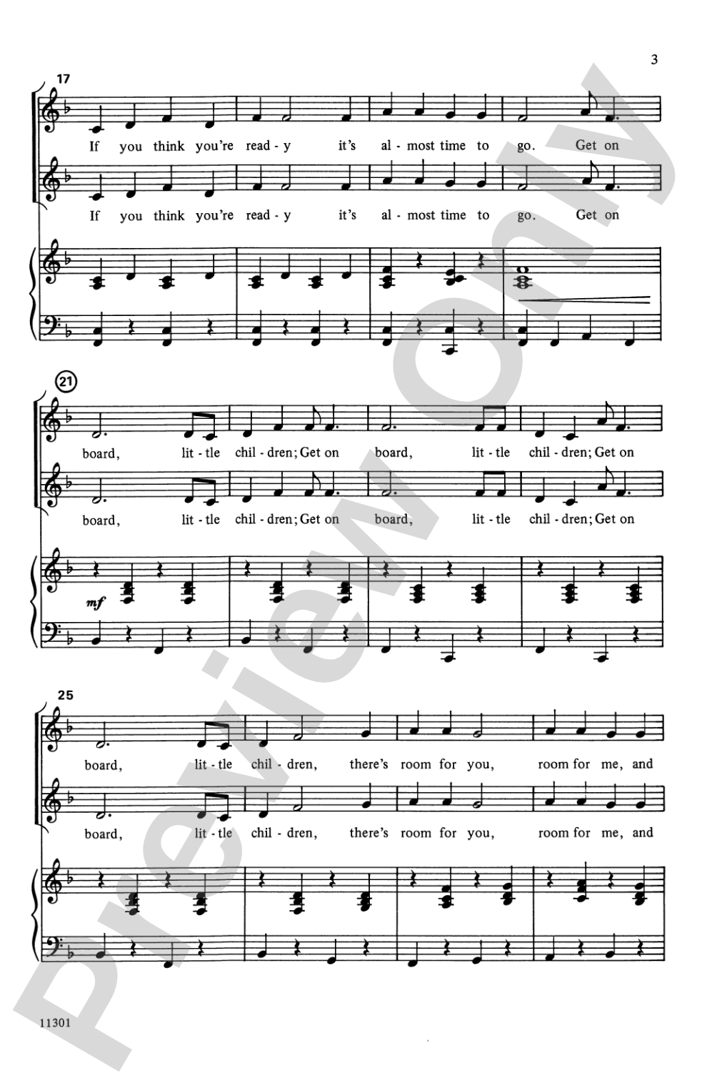 Get on Board This Train: 2-Part Choral Octavo