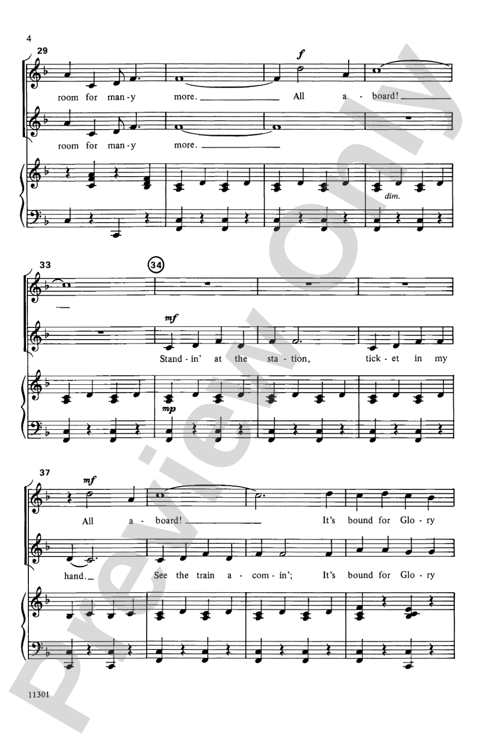 Get on Board This Train: 2-Part Choral Octavo