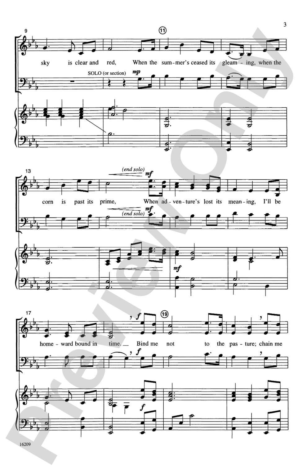 Homeward Bound: SAB Choral Octavo