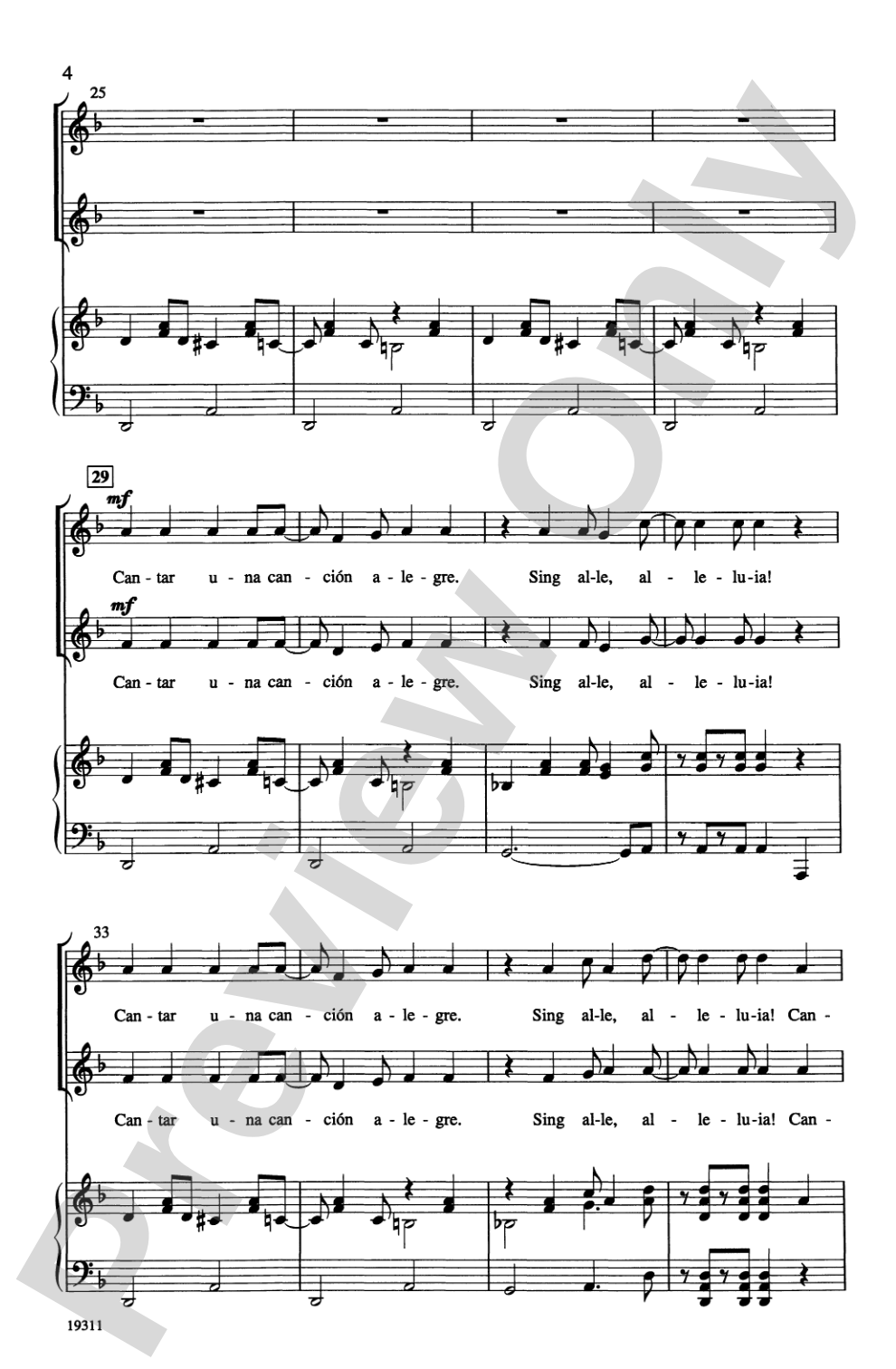 ¡Cantar! (Sing!): 2-Part Choral Octavo