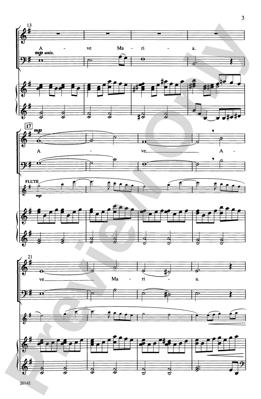 Ave Maria: SATB Choral Octavo