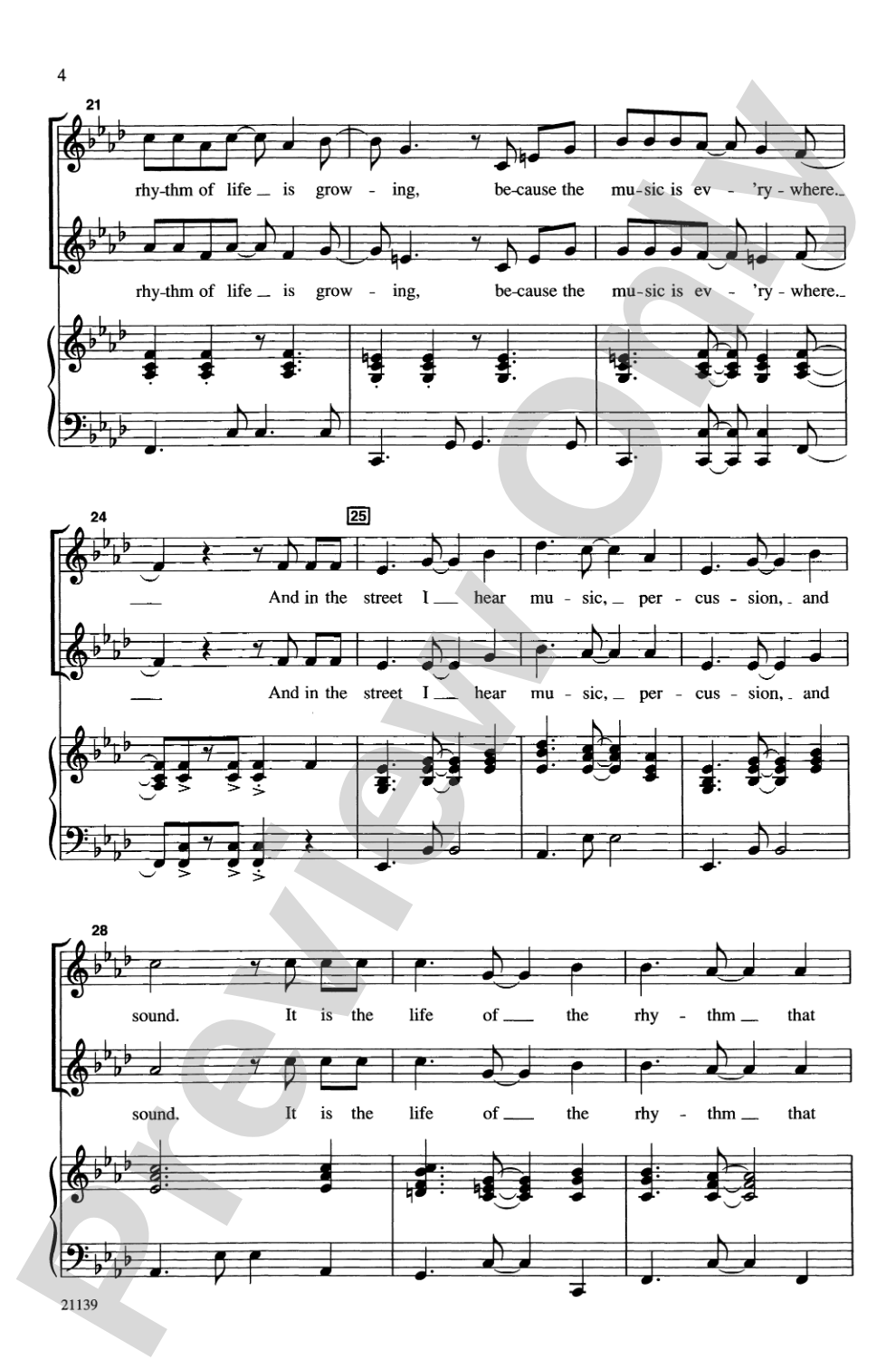 Oye la Música (Hear the Music): 2-Part Choral Octavo