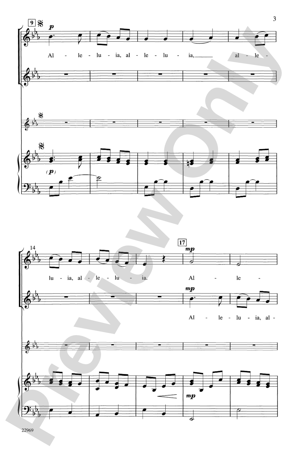 A Mozart Canon: 2-Part Choral Octavo