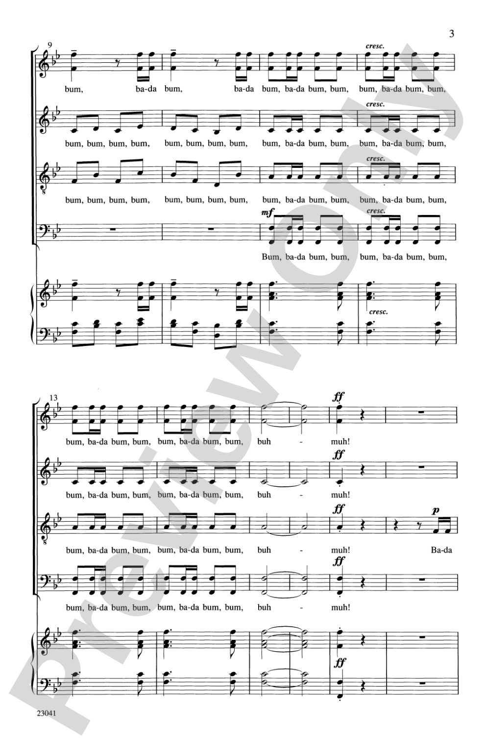 William Tell Overture: SATB divisi, <I>a cappella</I> Choral Octavo