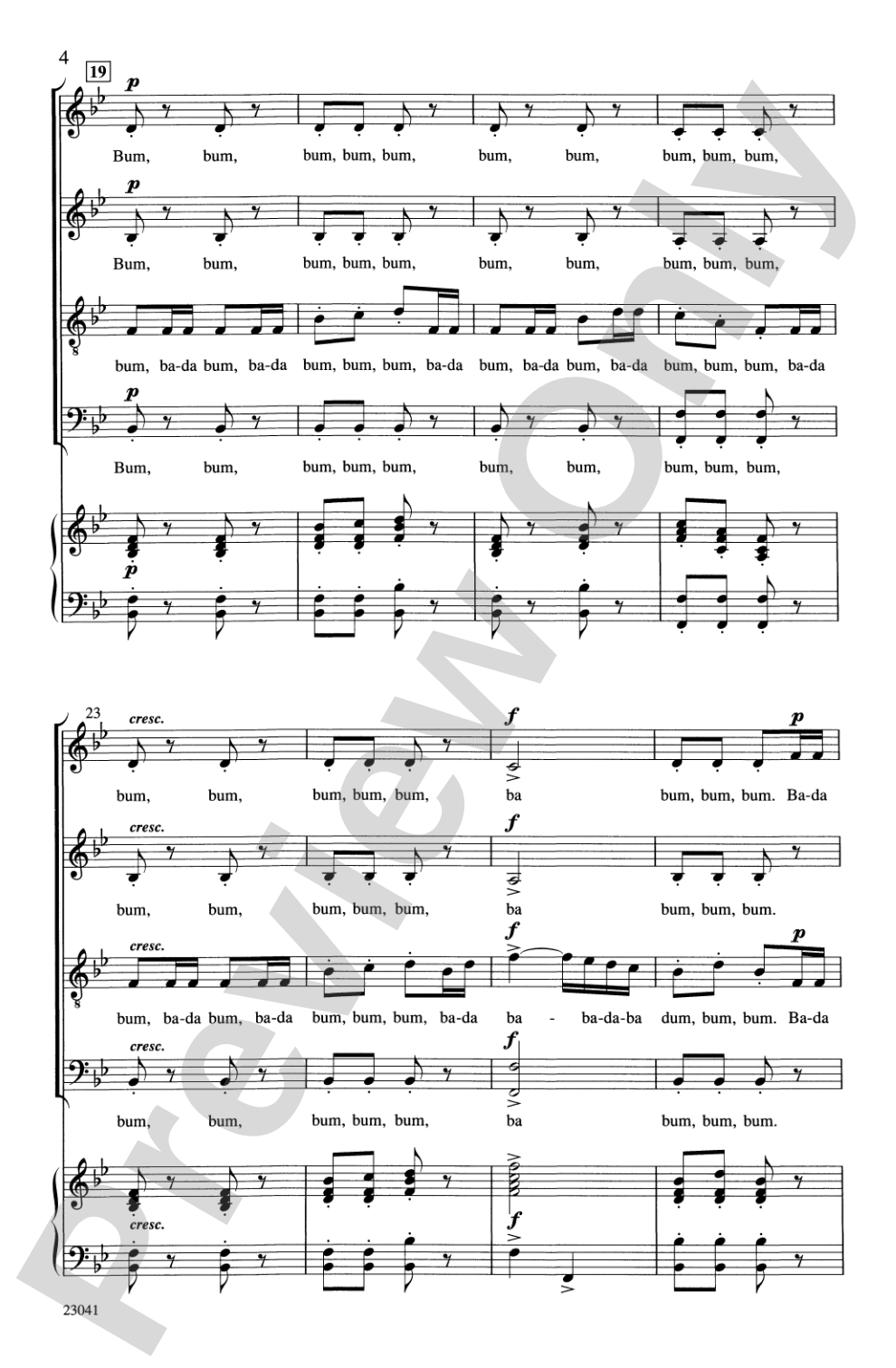 William Tell Overture: SATB divisi, <I>a cappella</I> Choral Octavo