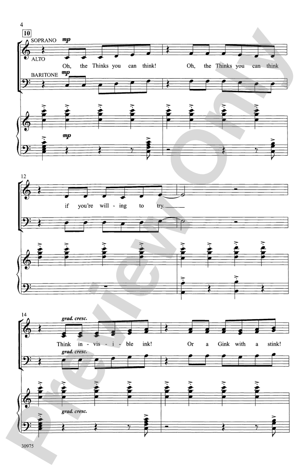Seussical the Musical: A Choral Medley: SAB Choral Octavo