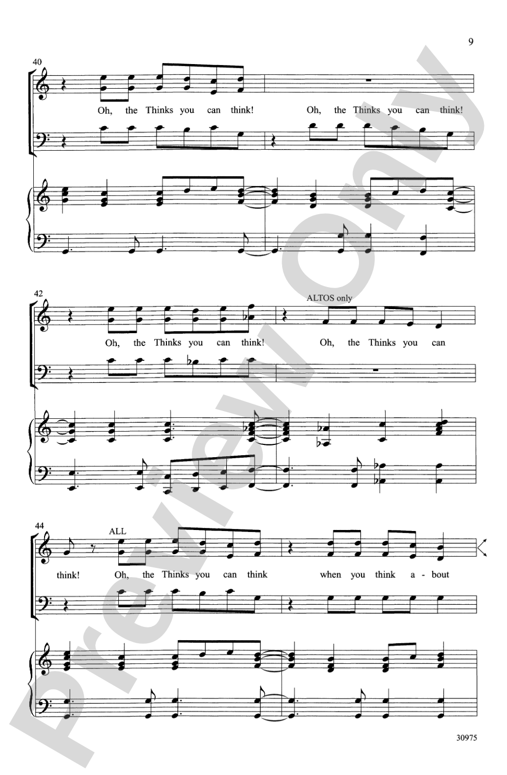 Seussical the Musical: A Choral Medley: SAB Choral Octavo