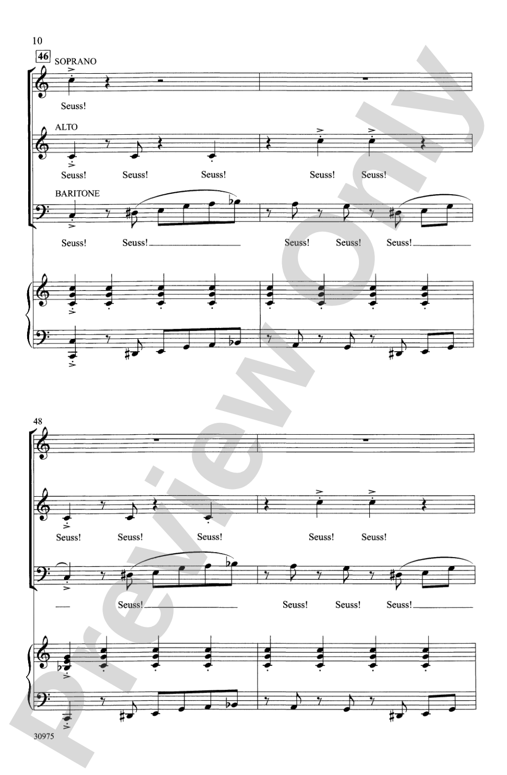 Seussical the Musical: A Choral Medley: SAB Choral Octavo
