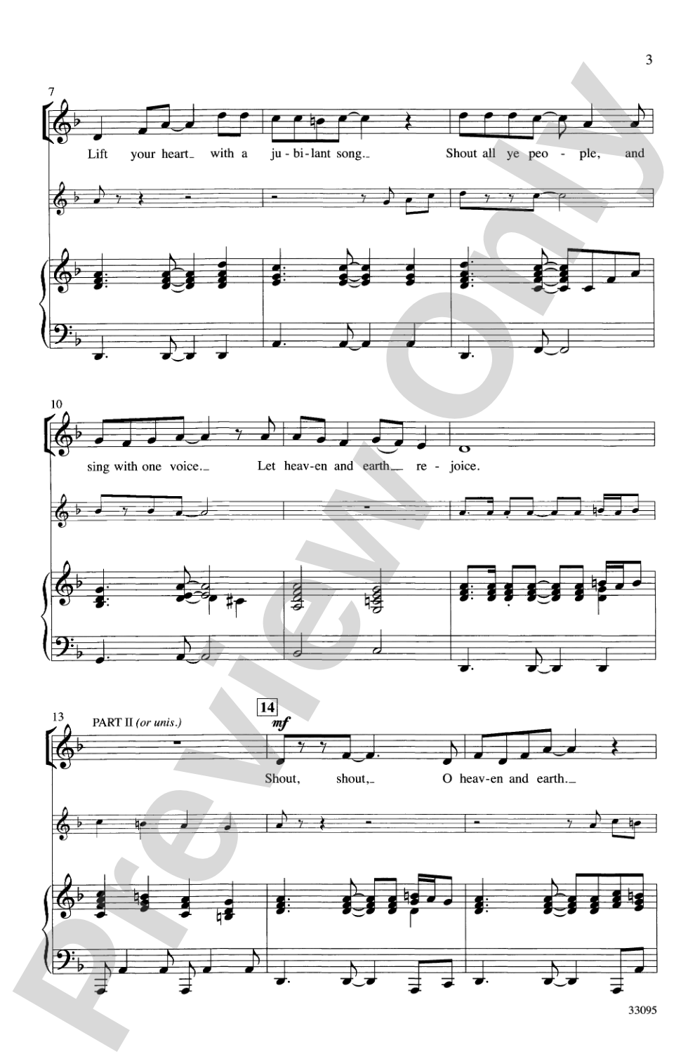 Shout for Joy!: 2-Part Choral Octavo