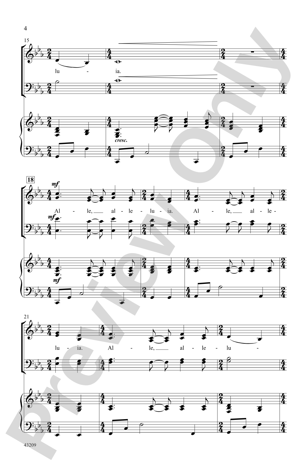 Festival Alleluia: SATB Choral Octavo