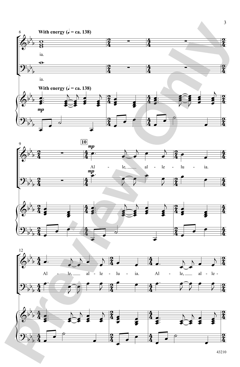 Festival Alleluia: SAB Choral Octavo
