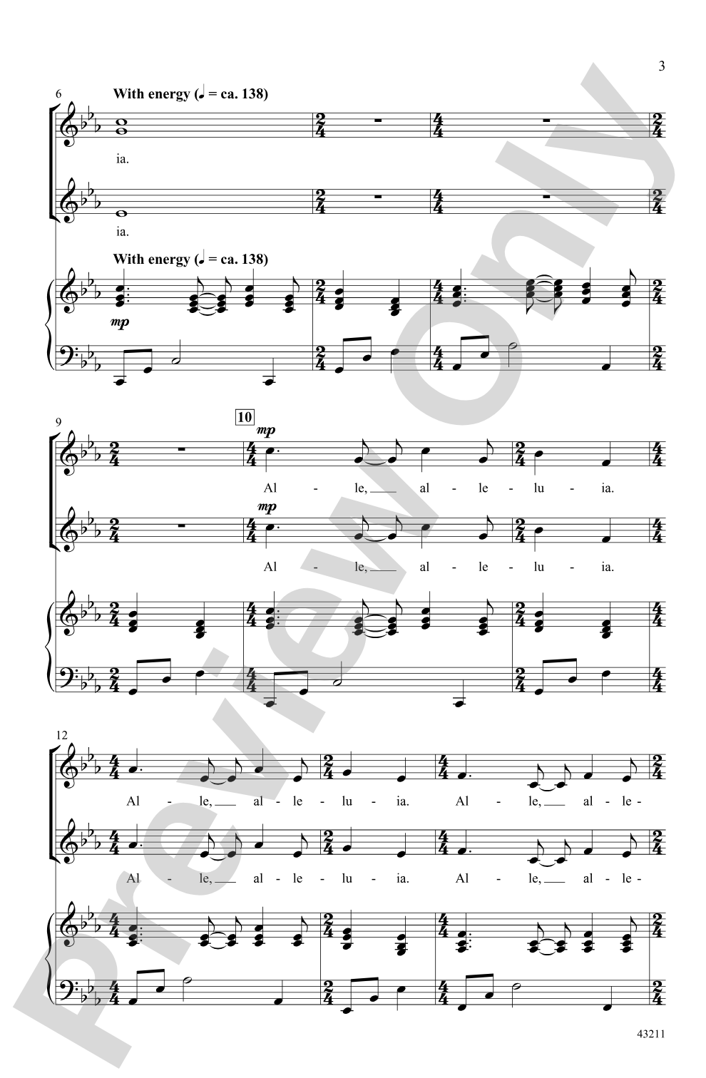 Festival Alleluia: SSA Choral Octavo