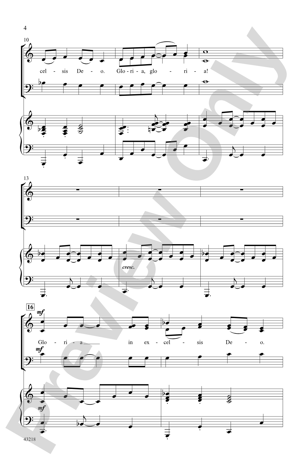 African Gloria: 3-Part Mixed Choral Octavo