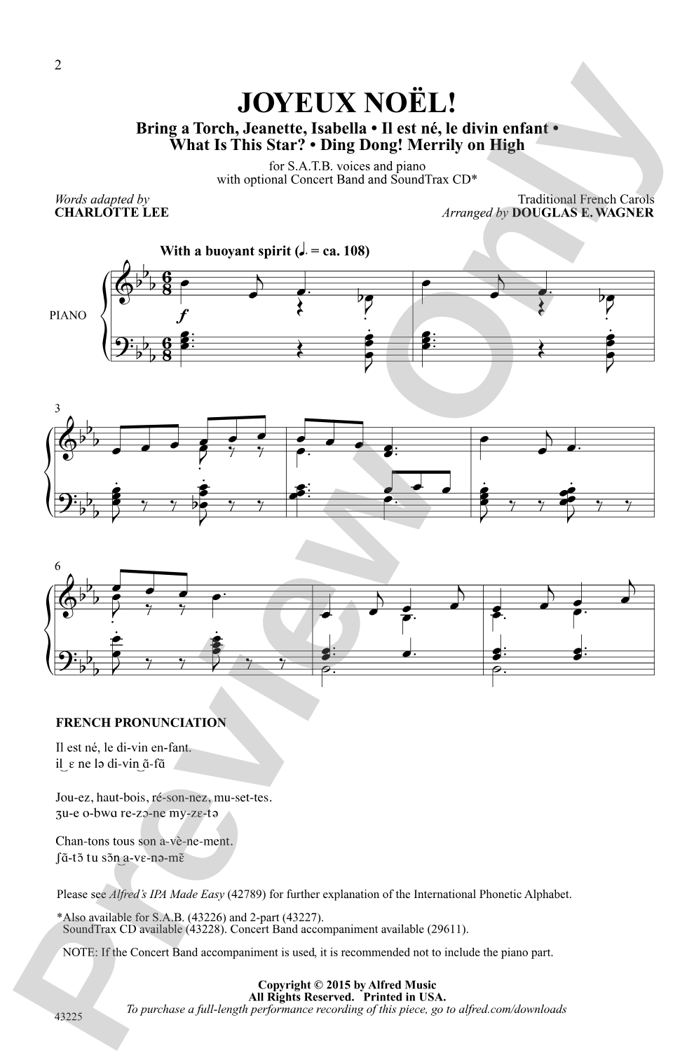 Joyeux Noël!: SATB Choral Octavo
