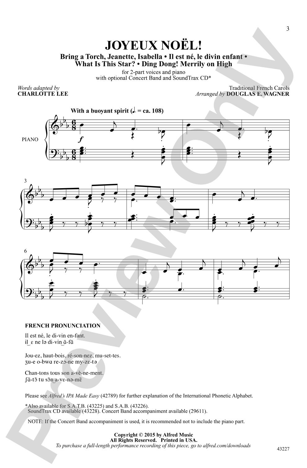 Joyeux Noël!: 2-Part Choral Octavo