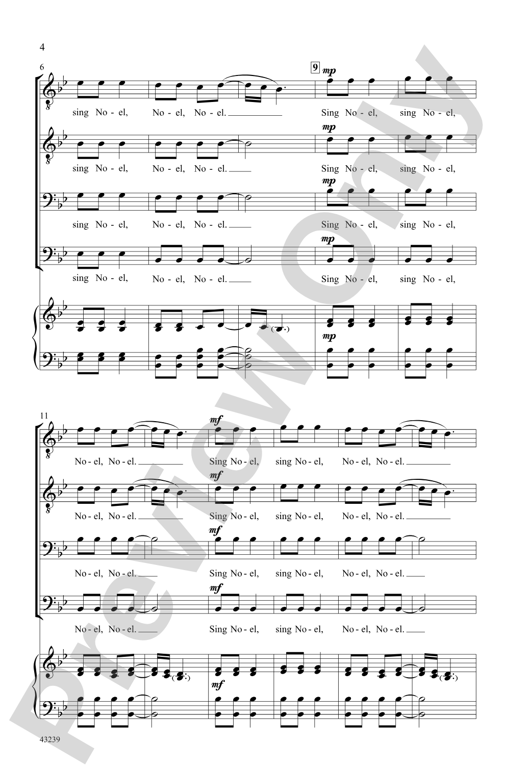 African Noel: TTBB, <i>a cappella</i> Choral Octavo