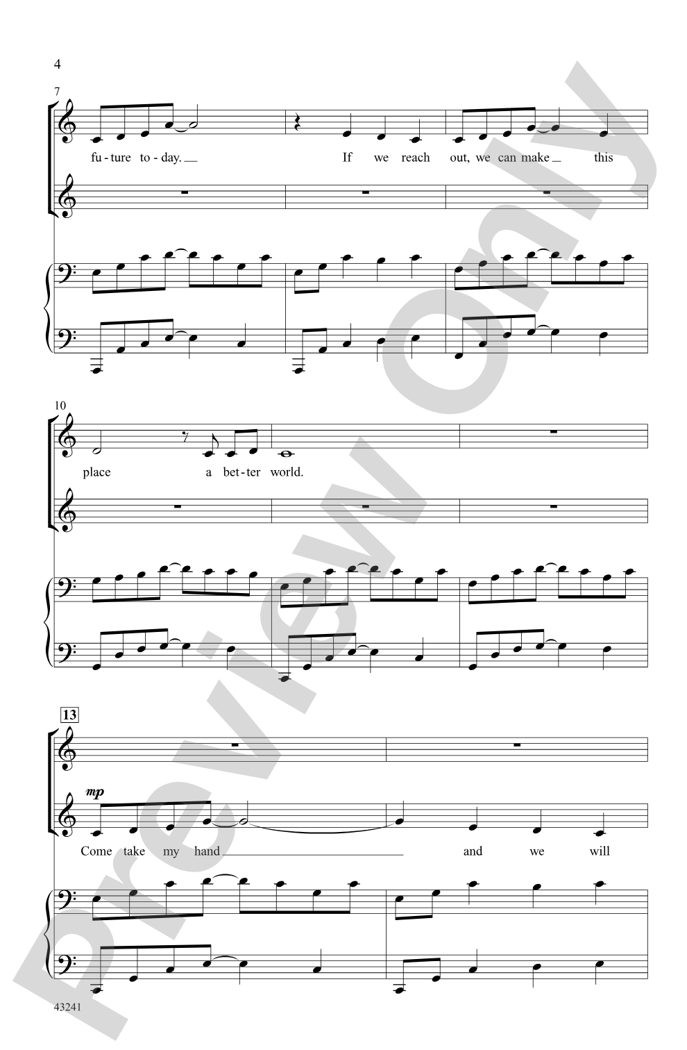 A Better World: 2-Part Choral Octavo