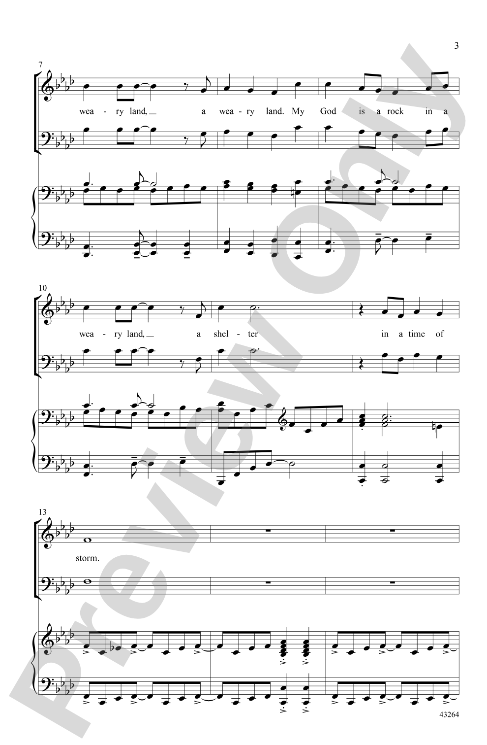 My God Is a Rock: SATB Choral Octavo