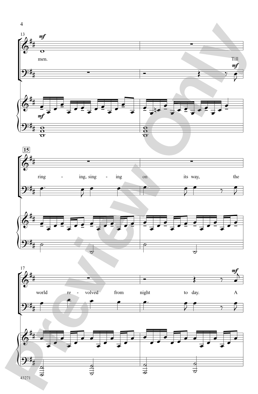 I Heard the Bells on Christmas Day: SAB Choral Octavo