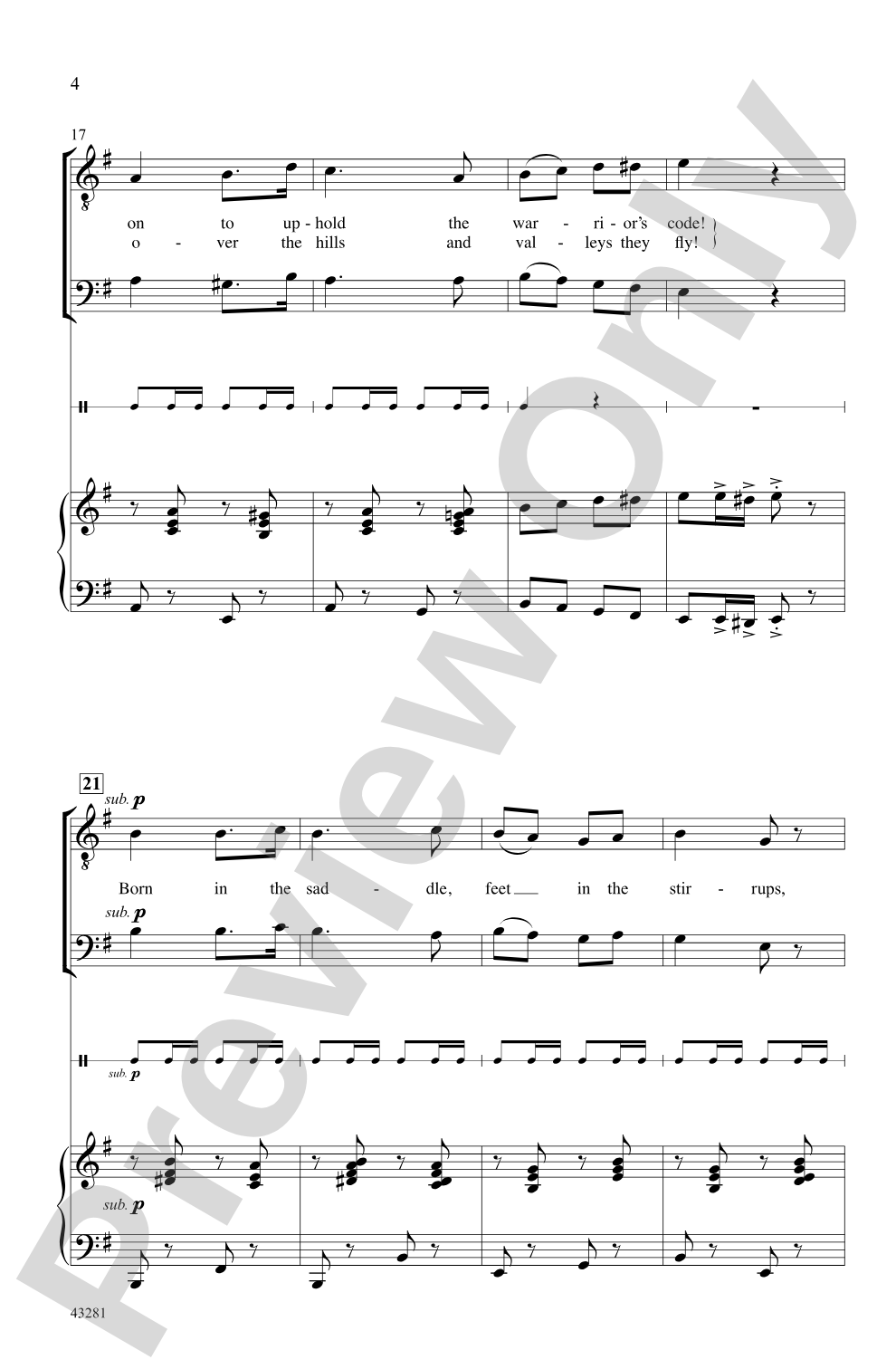 Cossacks of the Steppe: TB Choral Octavo