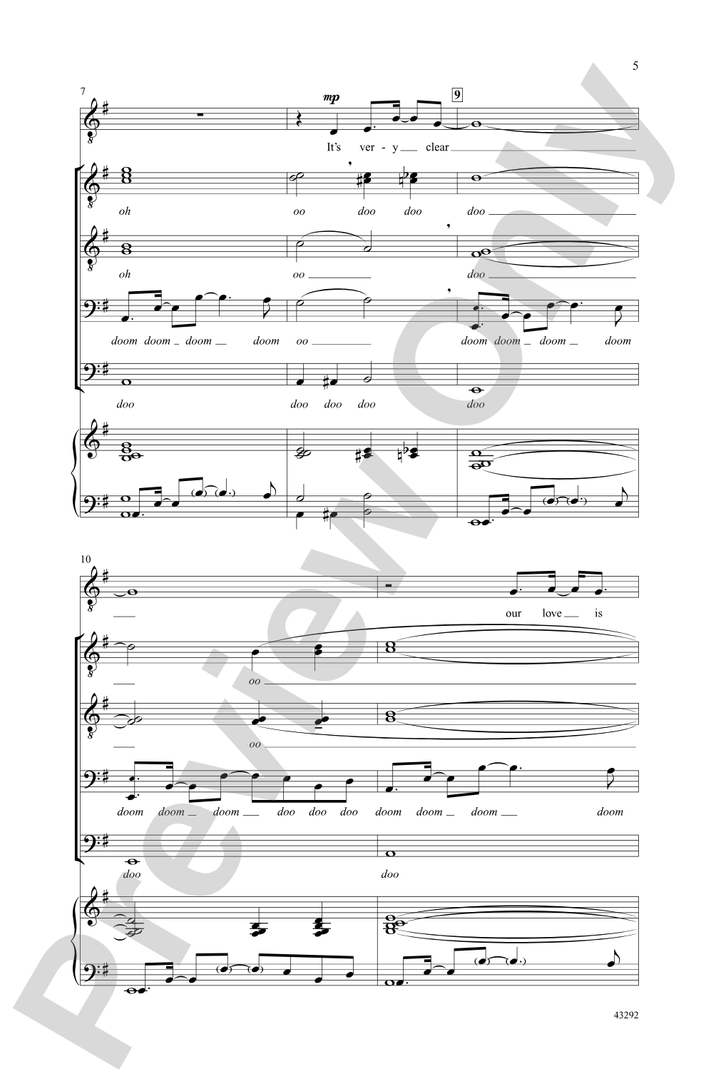 Love Is Here to Stay: TTBB divisi, <i>a cappella</i> Choral Octavo