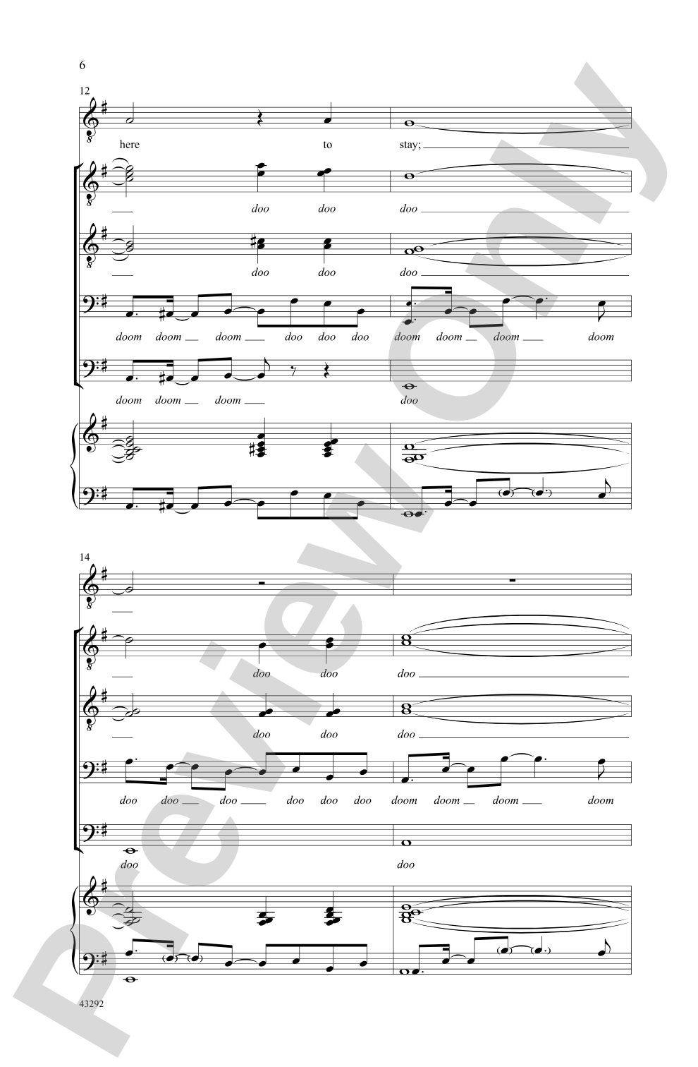 Love Is Here to Stay: TTBB divisi, <i>a cappella</i> Choral Octavo
