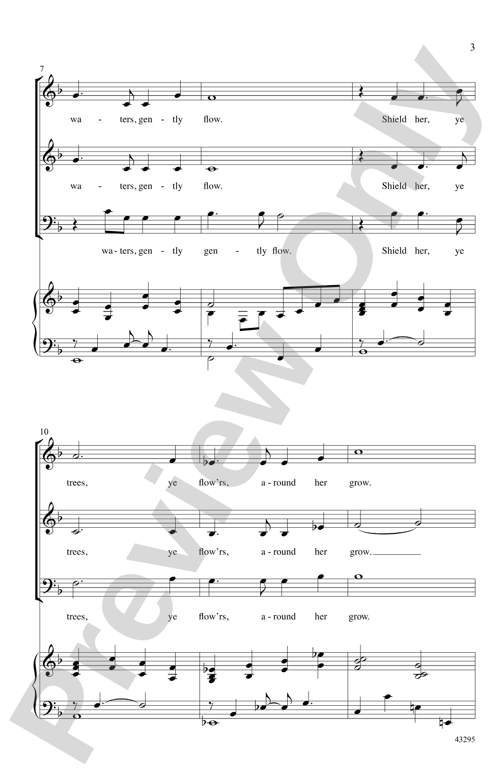 Breathe Soft, Ye Winds: 3-Part Mixed Choral Octavo