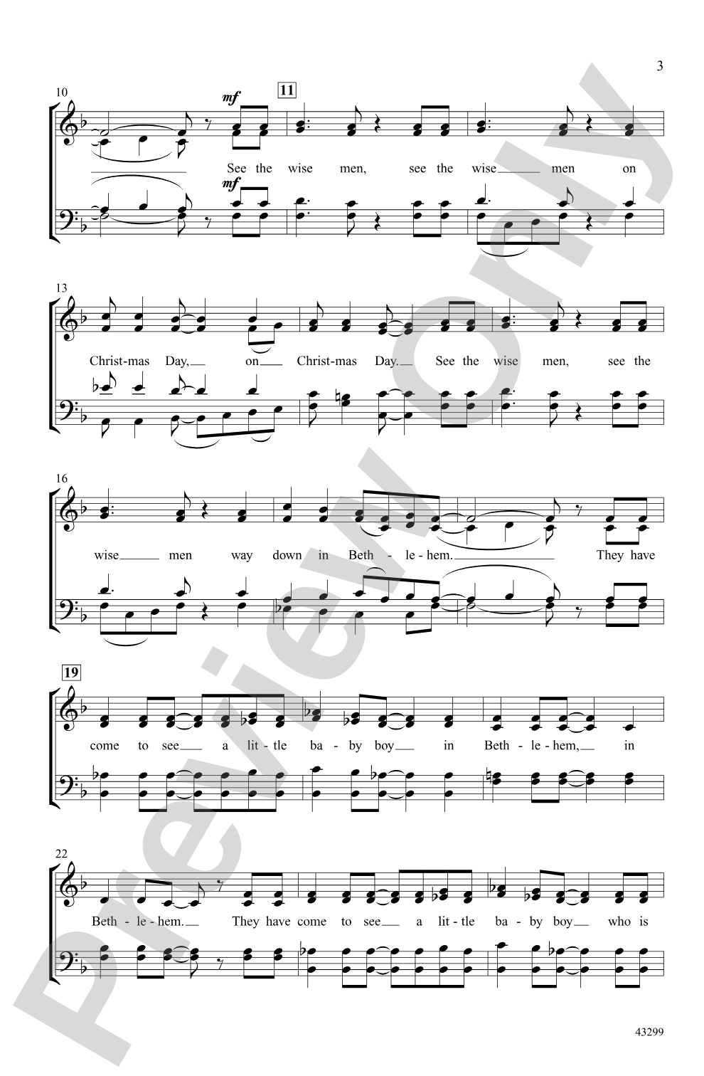 See the Baby: SATB <i>a cappella</i> Choral Octavo