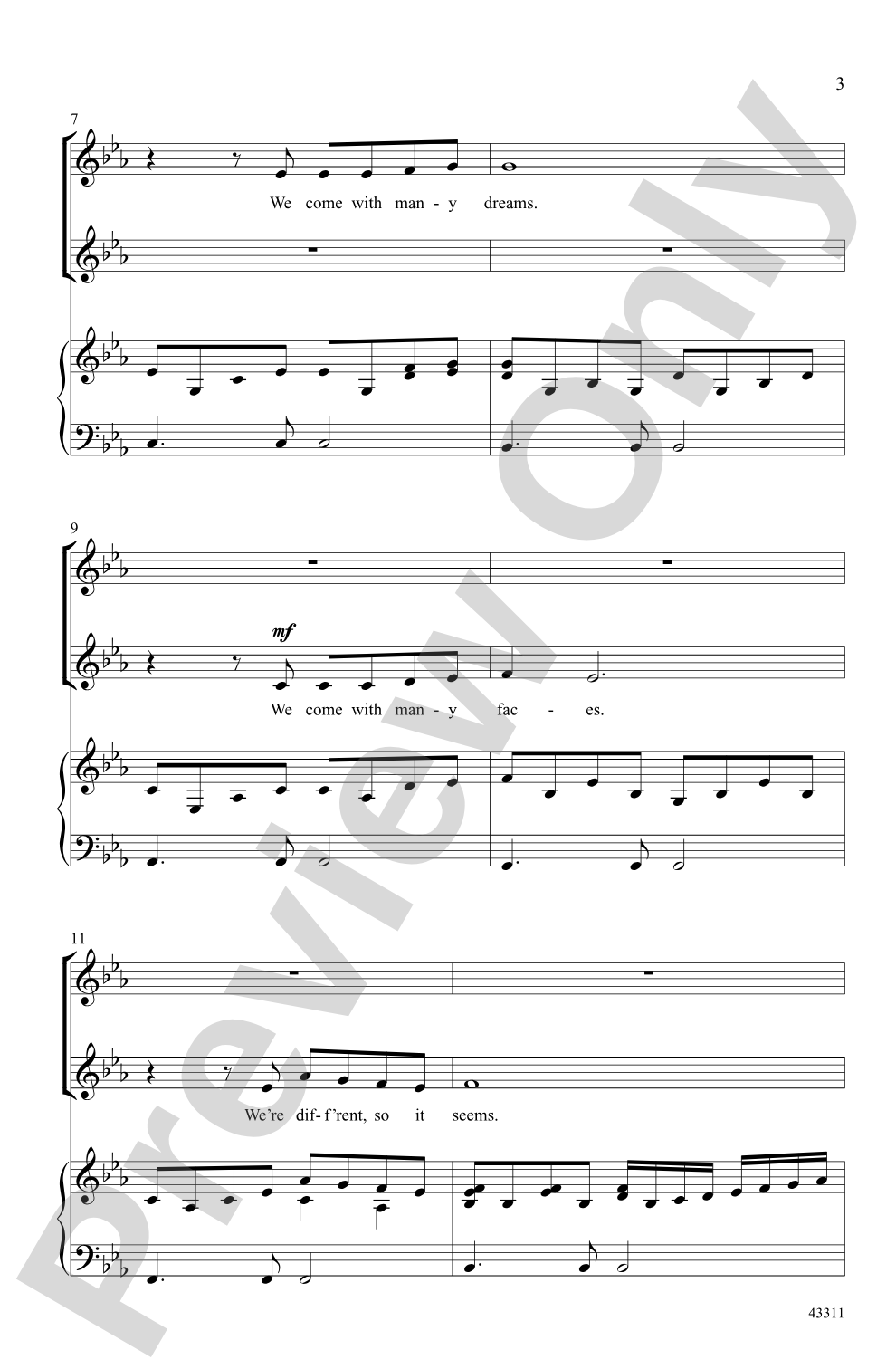 With a Song: 2-Part Choral Octavo