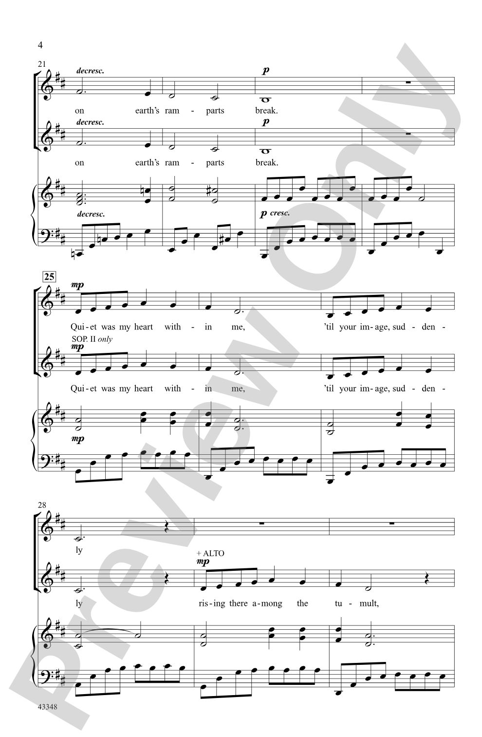 Love's Tempest: SSA Choral Octavo