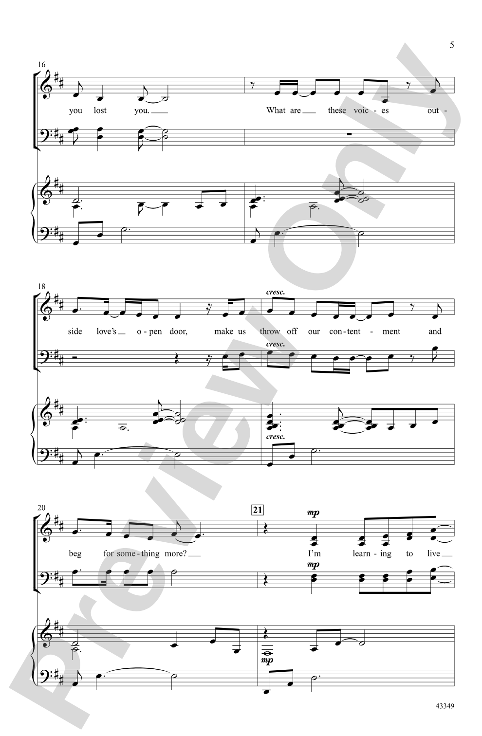 The Heart of the Matter: SATB Choral Octavo