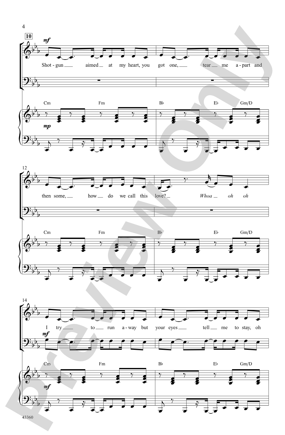 Me and My Broken Heart: SAB Choral Octavo