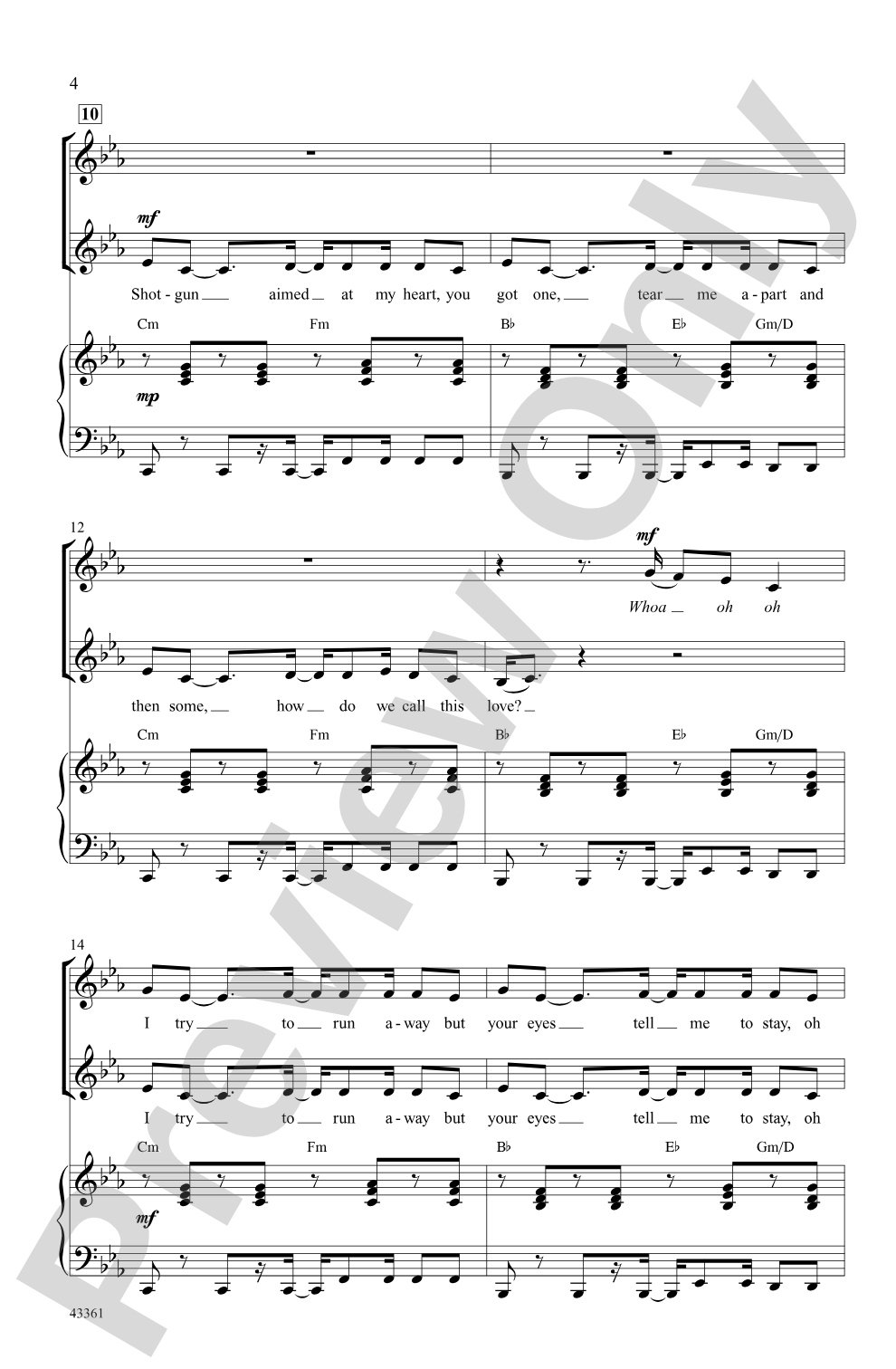 Me and My Broken Heart: SSA Choral Octavo
