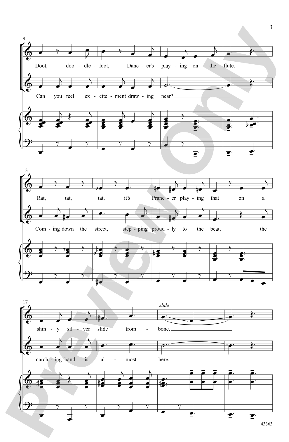 The North Pole Marching Band: 2-Part Choral Octavo