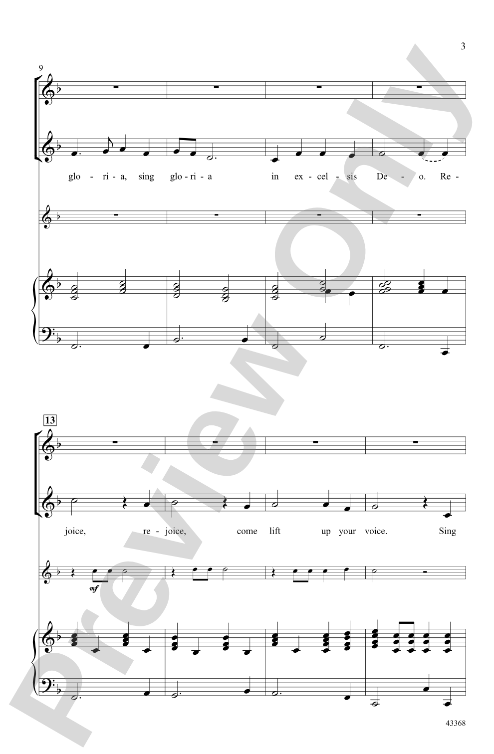 Sing Gloria!: 2-Part Choral Octavo