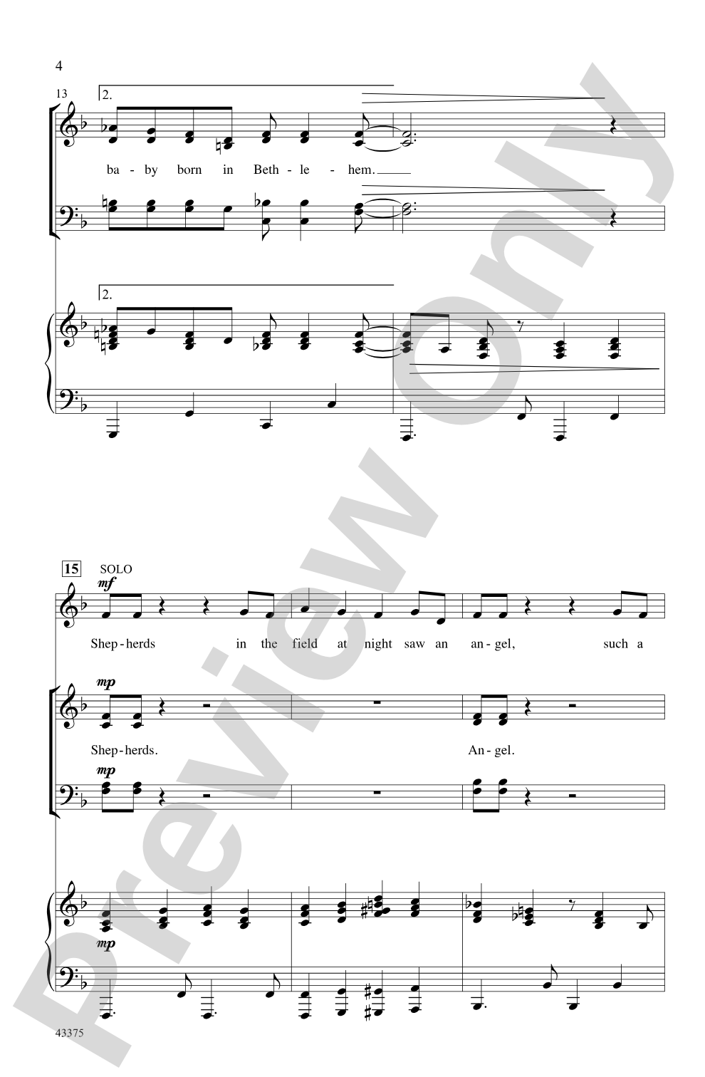 Can You Hear the Angels?: SATB Choral Octavo