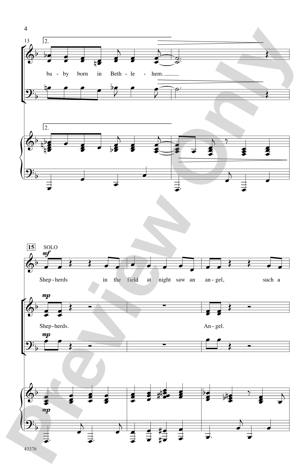 Can You Hear the Angels?: SAB Choral Octavo