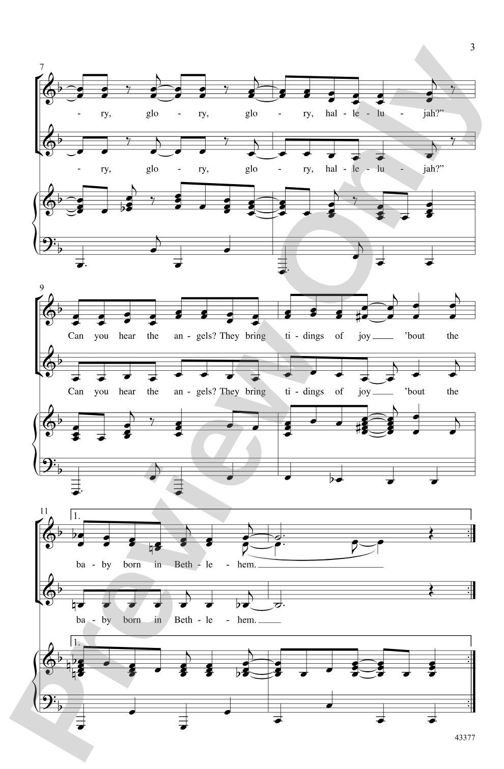 Can You Hear the Angels?: SSA Choral Octavo