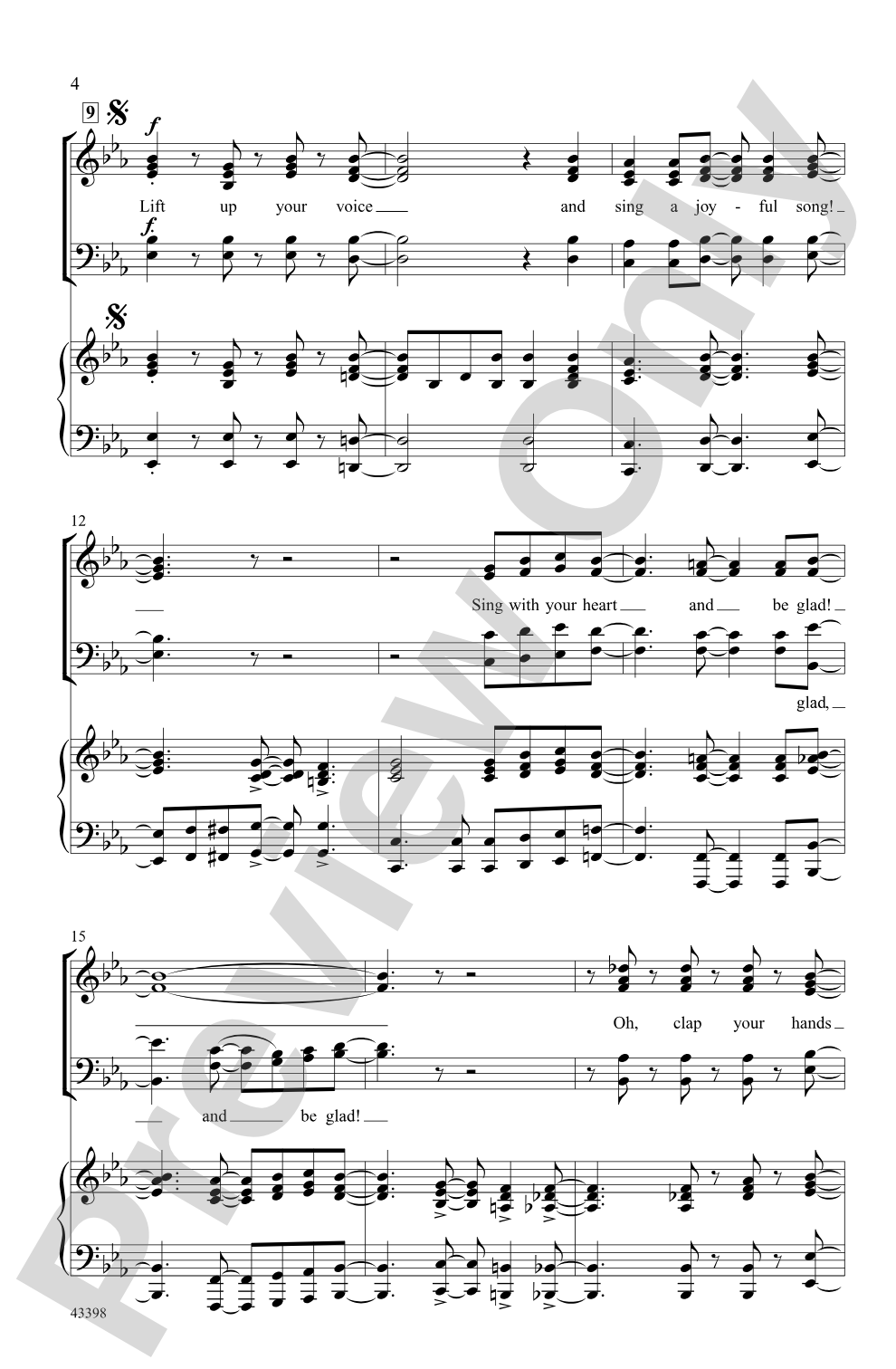 Lift Up Your Voice!: SATB Choral Octavo