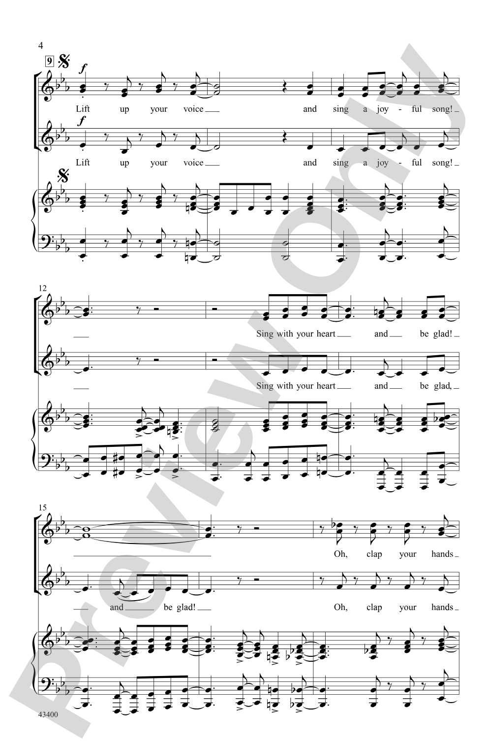 Lift Up Your Voice!: SSA Choral Octavo