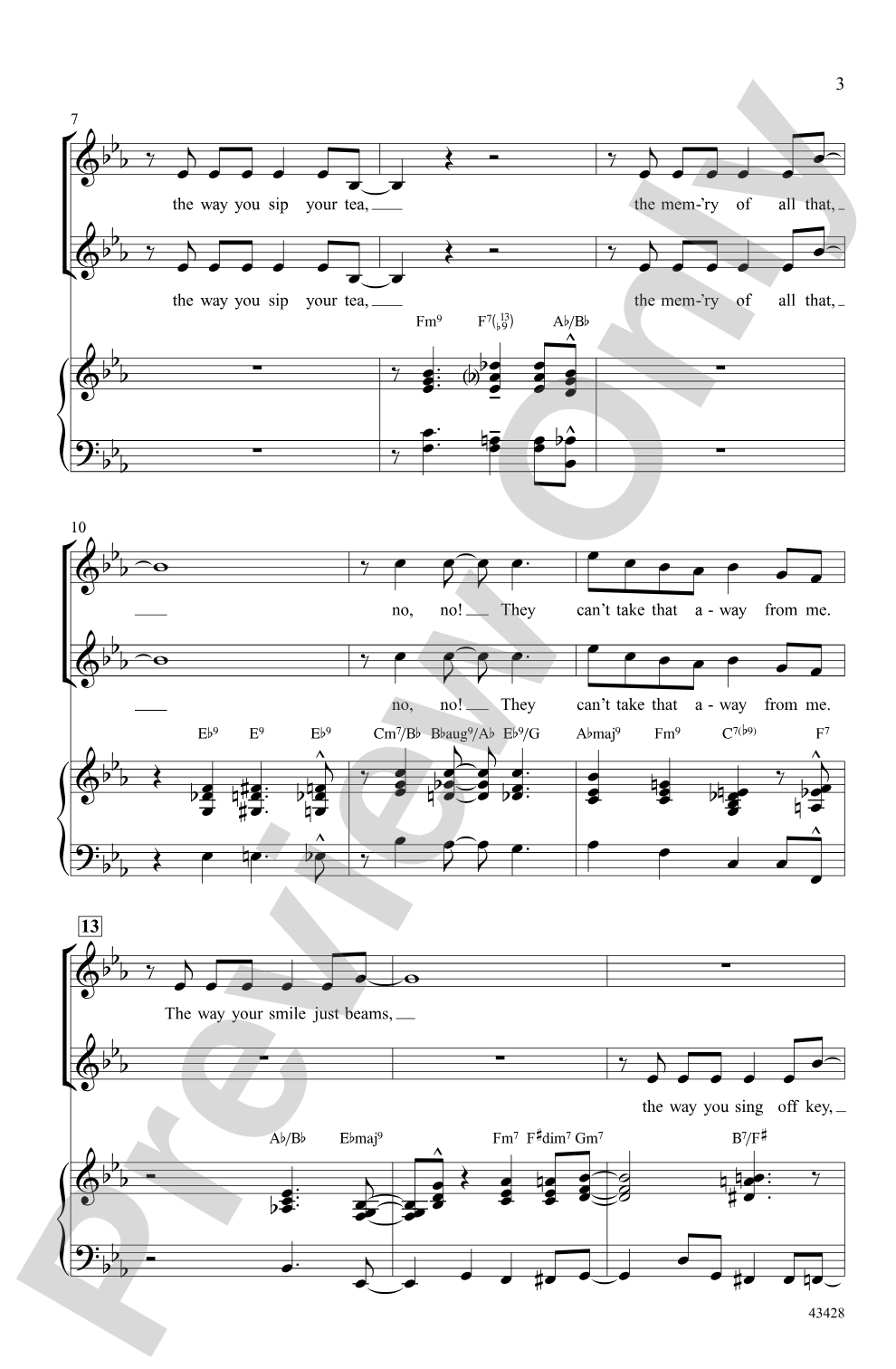 Swingin' with the Gershwins!: 2-Part Choral Octavo