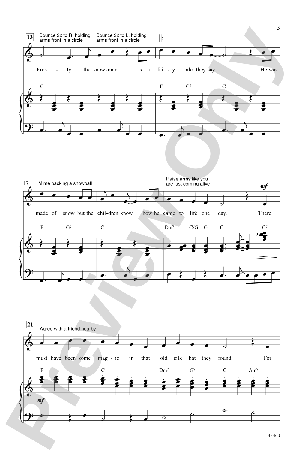 Frosty the Snowman: 2-Part Choral Octavo